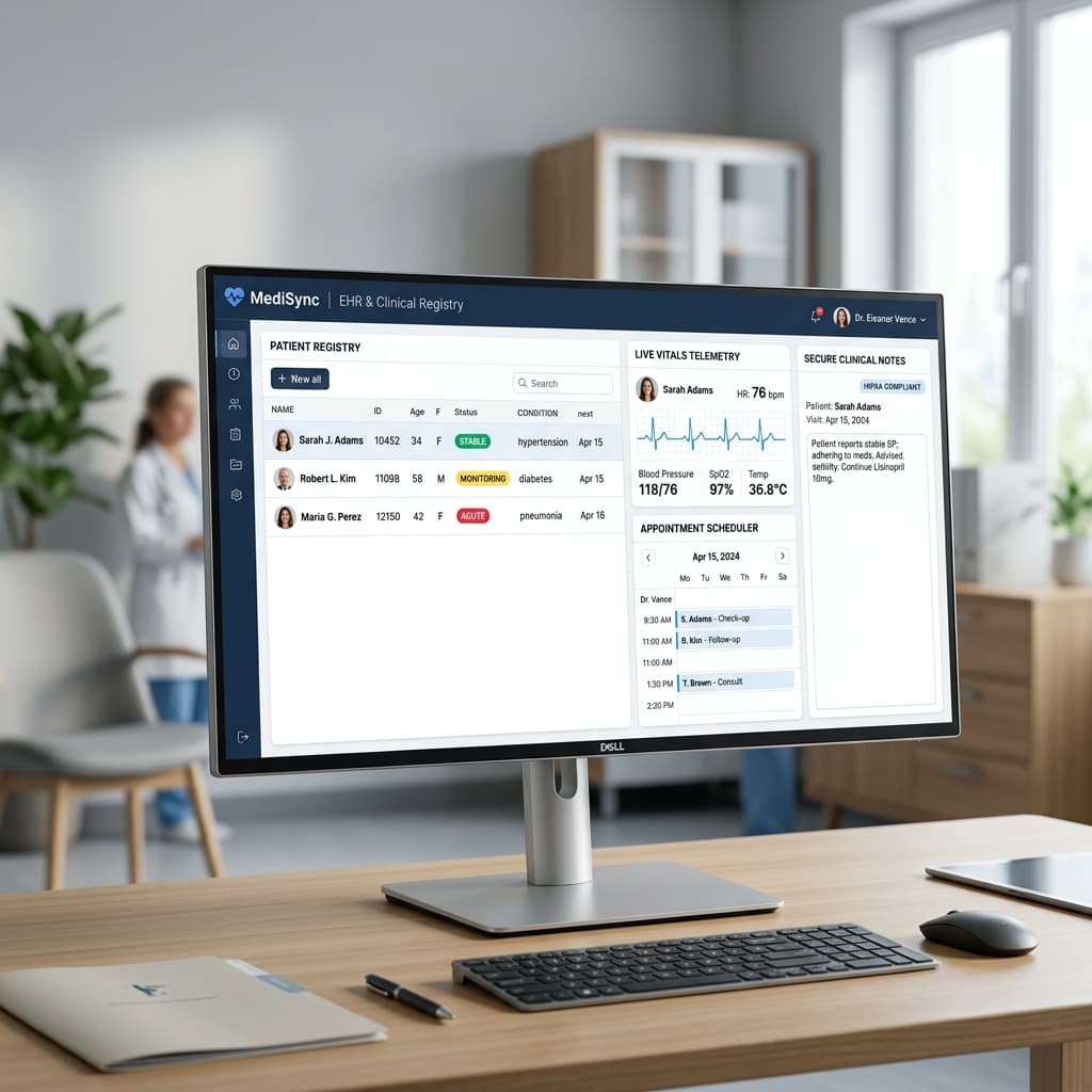 MediSync Portal & Clinical Records Registry